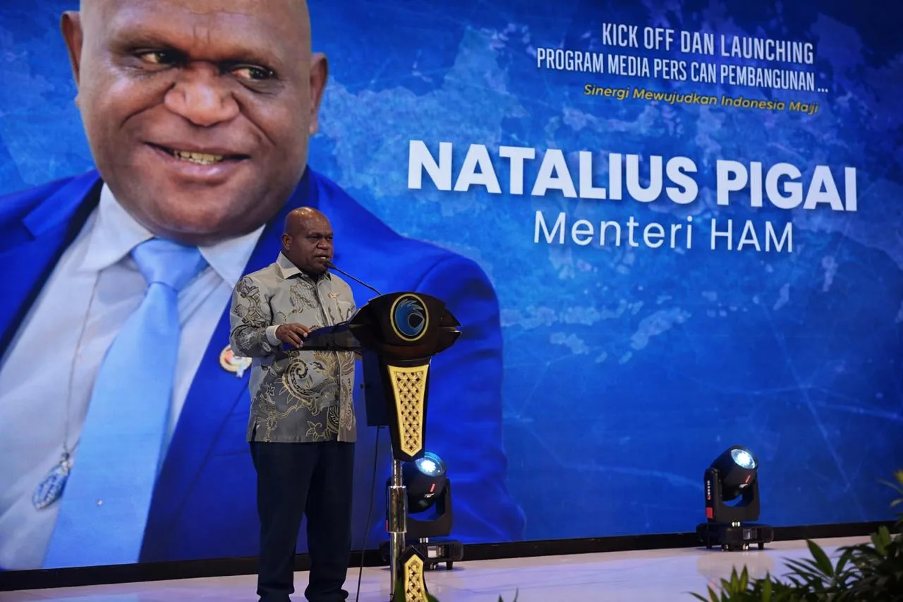 Menteri HAM Gandeng Media, Pers Didorong Jadi Penggerak Kesadaran Publik