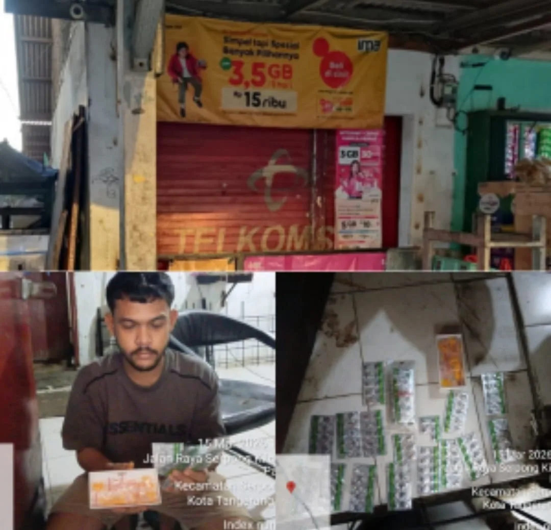 Berkedok Konter Pulsa, Ternyata Jual Obat Obatan Terlarang