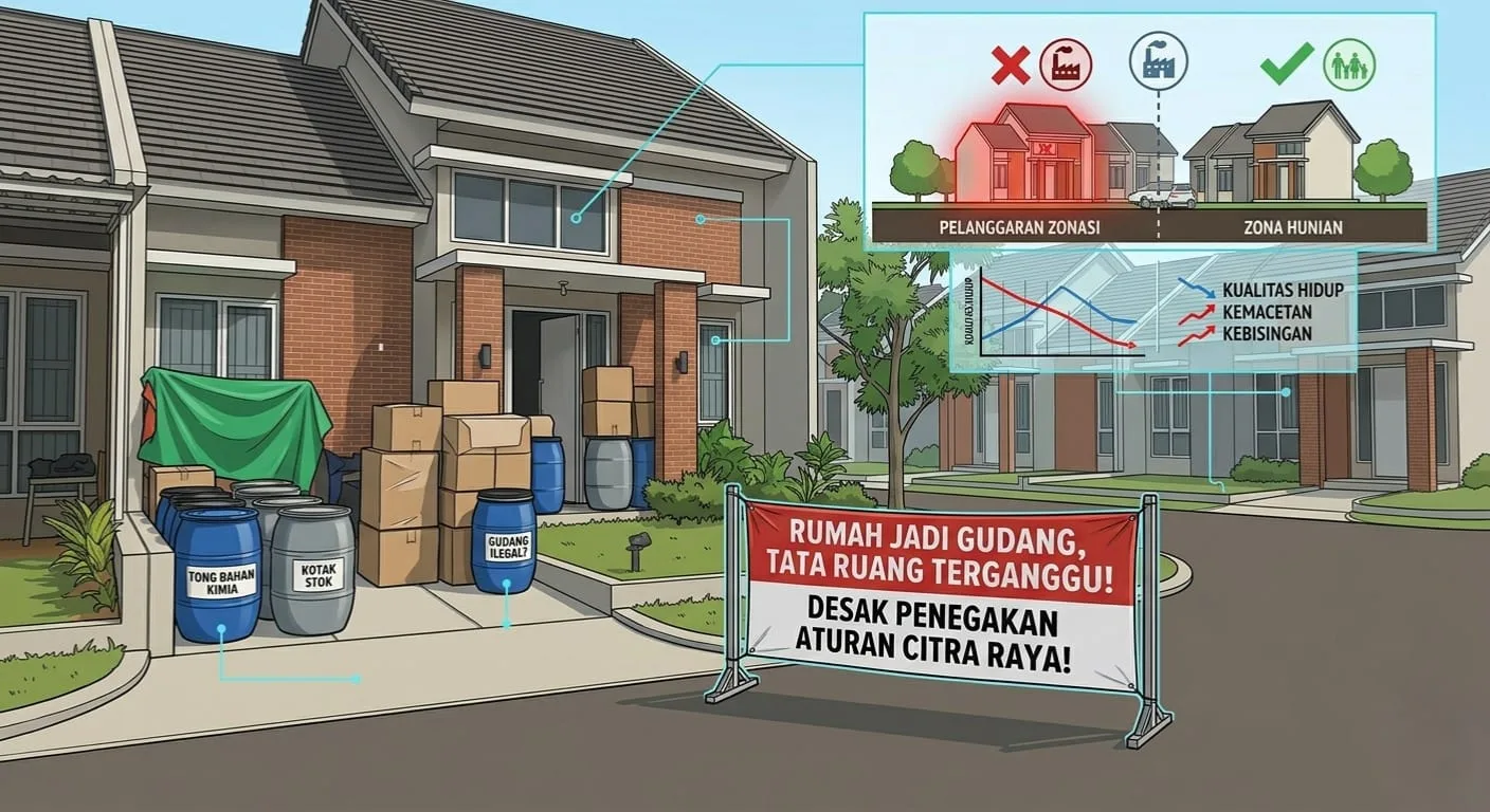 Diduga Rumah Dijadikan Gudang di Cluster Garden Grove Citra Raya, Ketua DPW FRIC Banten: Pengembang Harus Jaga Ketentraman Penghuni Perumahan