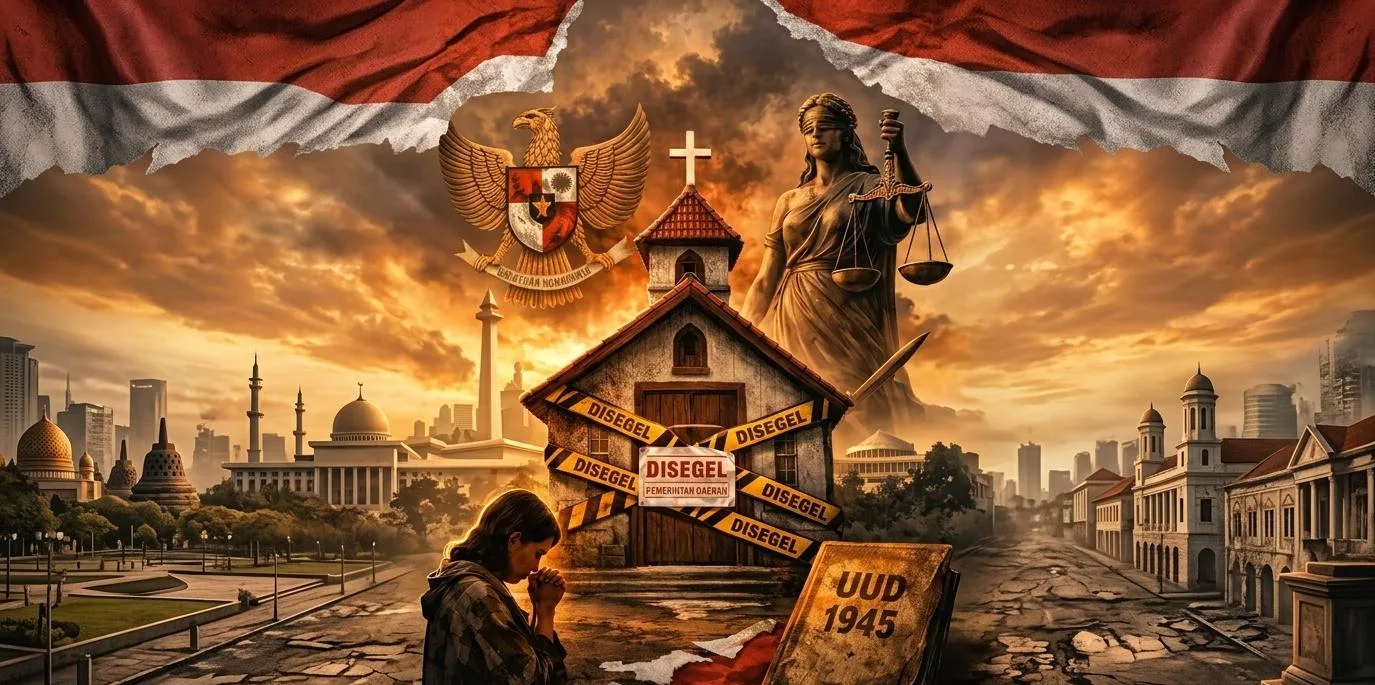 Negara di Persimpangan: Ketika Segel Mengalahkan Hak Beribadah