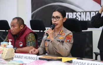 Ditresnarkoba Polda Kepri Gelar Konferensi Pers Ungkap Kasus dan Pemusnahan Barang Bukti Tindak Pidana Narkotika Periode Bulan Februari — April 2026