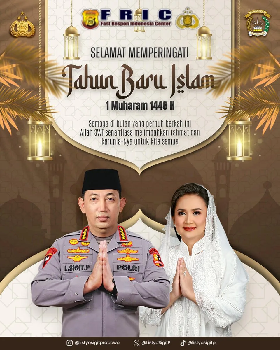 Sambut Tahun Baru Islam 1448 H, Kapolri Ajak Masyarakat Jaga Persatuan dan Saling Menebar Manfaat