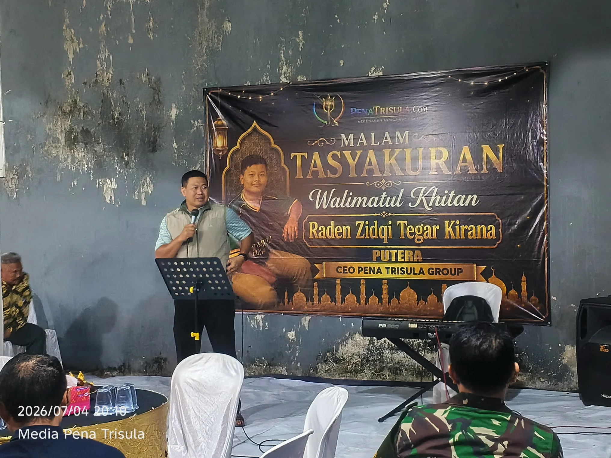 Abdi Firdausi Camat Kademangan Hadiri Tasyakuran Keluarga CEO Pena Trisula Group