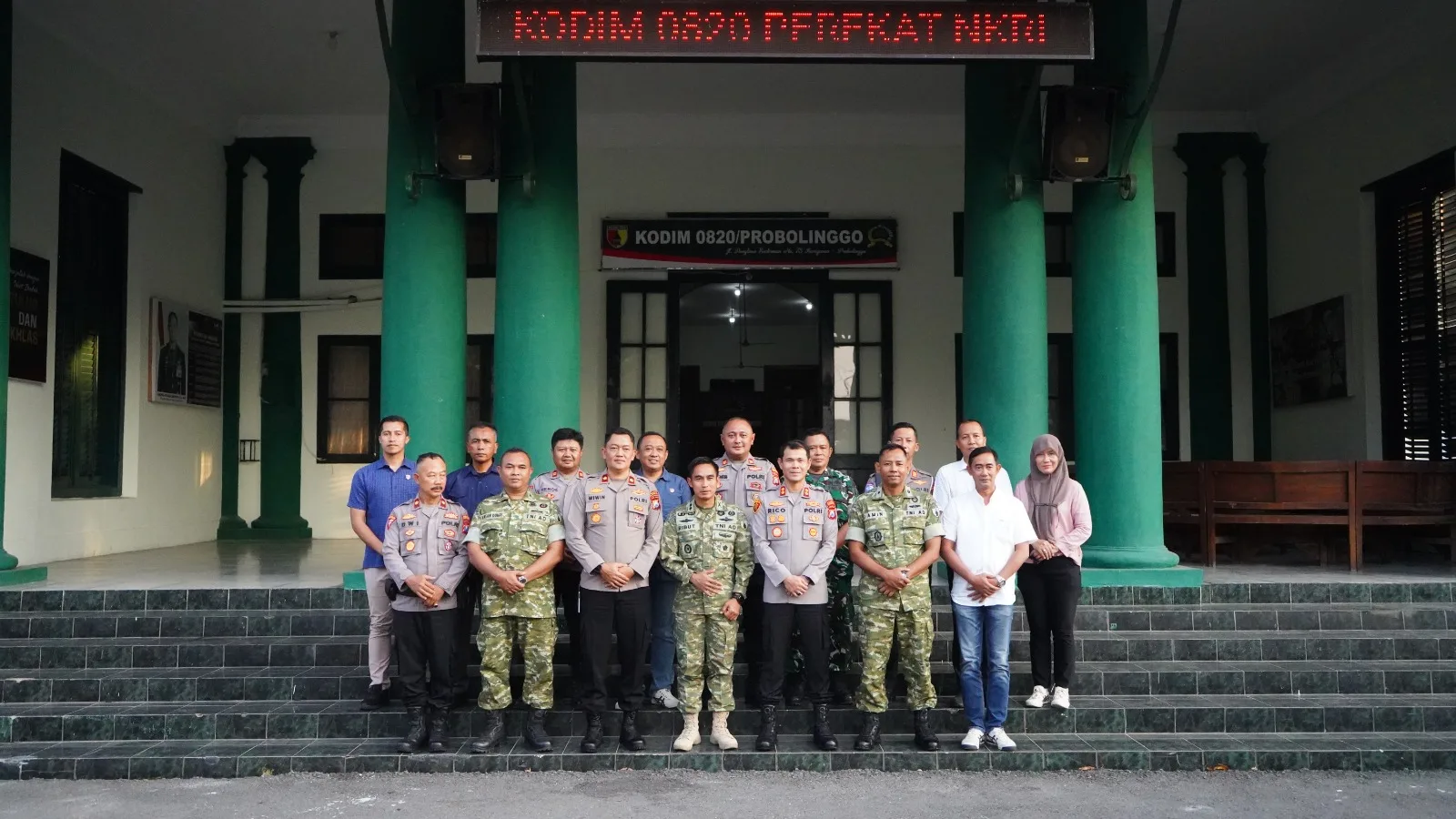 Kapolres Probolinggo Kota Kunjungi Dandim 0820, Perkuat Soliditas dan Sinergitas TNI–Polri