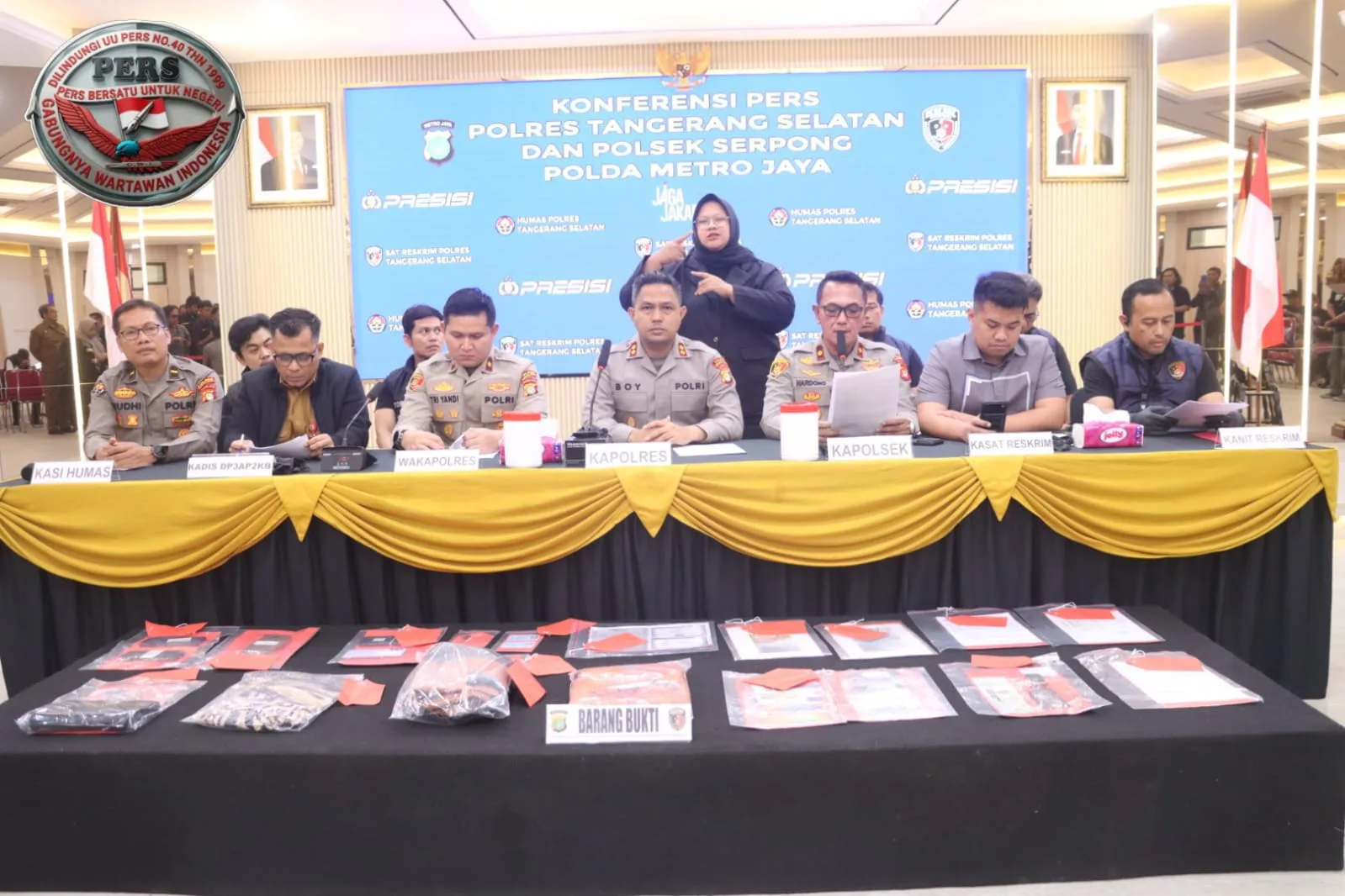Kurang dari 24 Jam, Polsek Serpong Amankan Dua Terduga Pelaku Curat Disertai Penyekapan