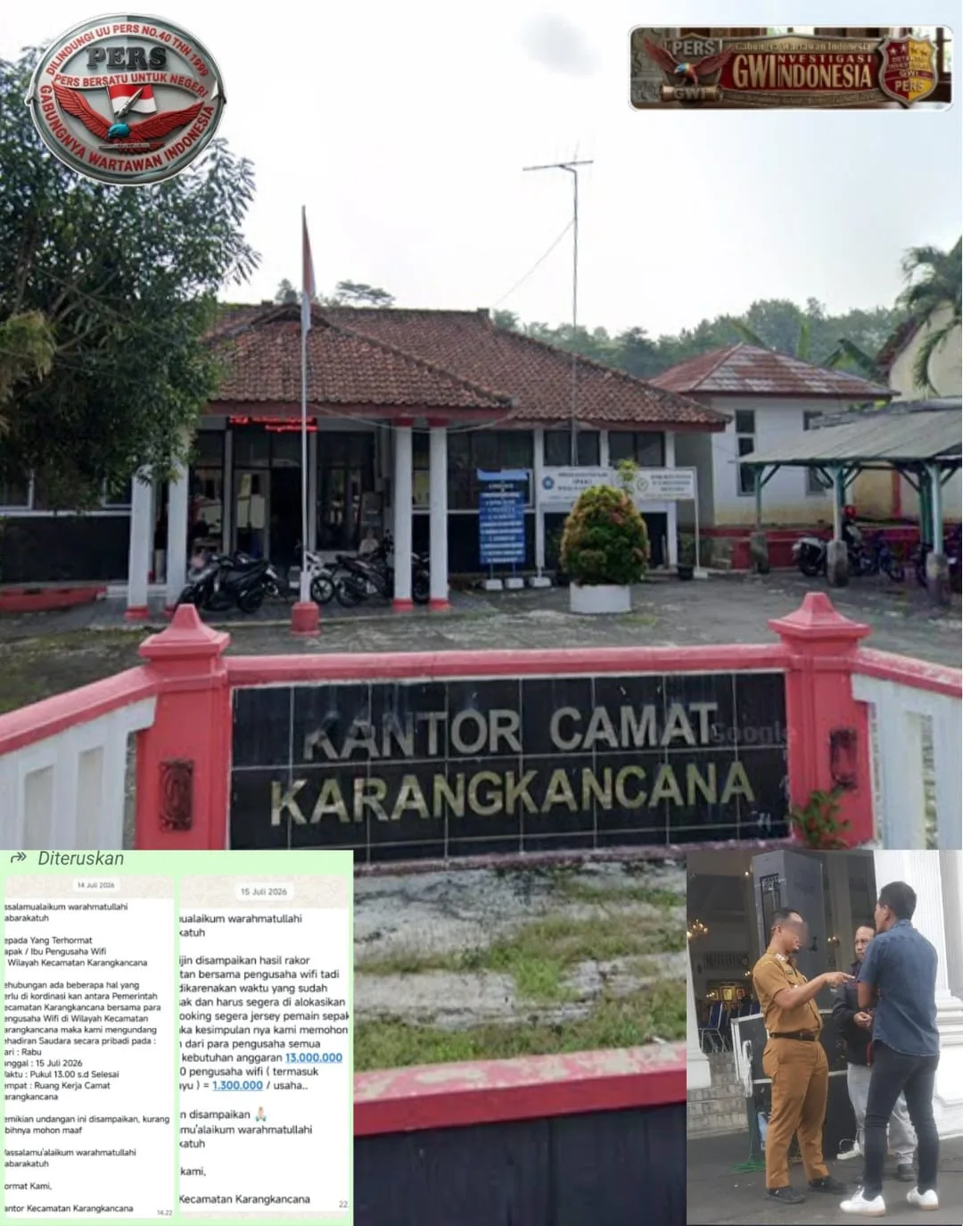 Meski Ada Bukti Digital, Camat Karangkancana Bantah Surat Donasi Rp1,3 Juta untuk Pengusaha WiFi